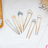 Metal U-shaped Hair Clips for Women