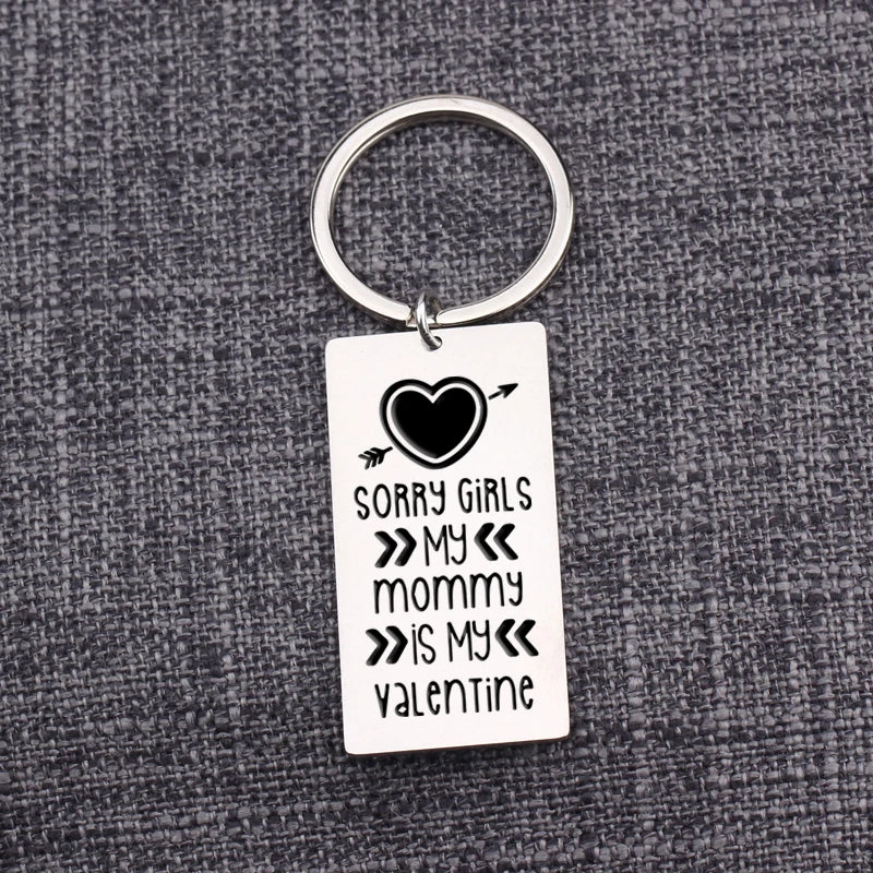 My Mommy/Daddy is My Valentine Keychain