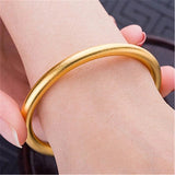 Metal Matte Inheritance Gold-plated Bracelet for Women Wedding