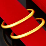 Metal Matte Inheritance Gold-plated Bracelet for Women Wedding