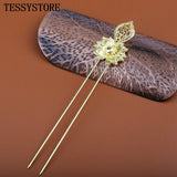 Metal Retro Hairpins Hair Sticks Elegance Lady Hairpins Alloy Hair Clip