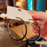 Big Hoop Earrings Women Statement Round Circle Earings