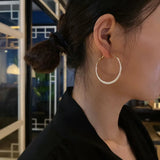Big Hoop Earrings Women Statement Round Circle Earings