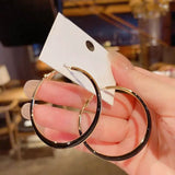 Big Hoop Earrings Women Statement Round Circle Earings