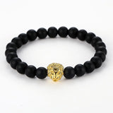 Lion Head Crown Bracelet Bangle Set