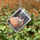 Mini Photo Album with 8 Photo Pockets, Stickers, and ID Card Slot