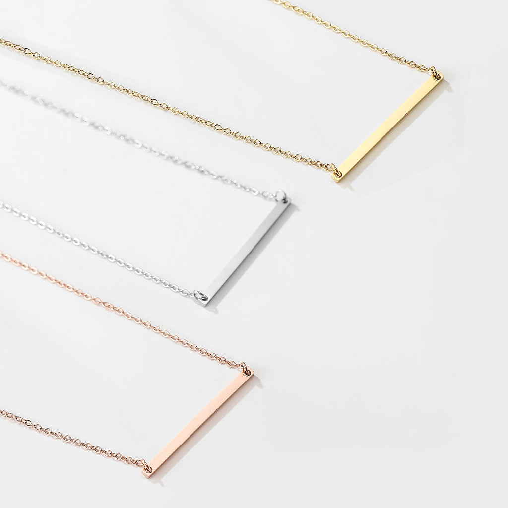 Minimalist Chokers Necklace Stainless Steel Women Dainty Neck