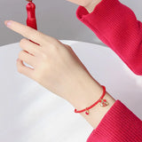 Minimalist 3D Mouse Rat Charm Bracelet 925 Sterling Silver