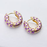 Minimalist Circle Earrings Geometric Hoop Wedding Party Jewelry Gift