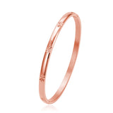 Minimalist Sun Flower Stainless Steel Bangle Bracelet