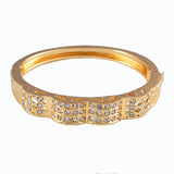 Moroccan Ladies Bracelet Bridal Cuff Full Crystal Wedding Jewelry