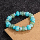 Green Aventurine&Howalite Chryscolla&Blue Agate Ocean Bracelet