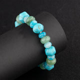 Green Aventurine&Howalite Chryscolla&Blue Agate Ocean Bracelet