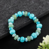 Green Aventurine&Howalite Chryscolla&Blue Agate Ocean Bracelet