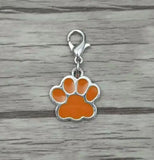 Enamel Paw Print Charms Lobster Clasp Pendant for Jewelry
