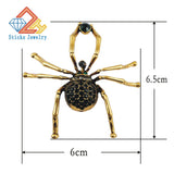 Retro Style Rhinestone Animal Brooches for Women Jewelry