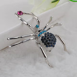 Retro Style Rhinestone Animal Brooches for Women Jewelry