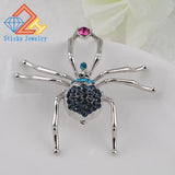 Retro Style Rhinestone Animal Brooches for Women Jewelry