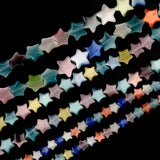 Mixed Star Cat Eye Beads Natural Stone Loose Glass Lampwork Beads