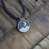 Moon Mountain Necklace Camping Jewelry Adventurer Christmas Gift