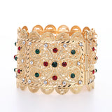 Moroccan Style Caftan Wedding Rhinestone Bracelet
