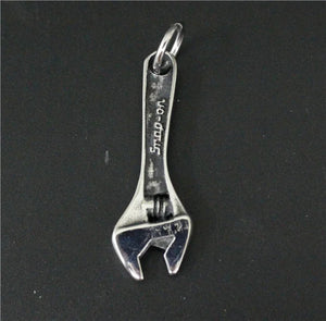 Motor Biker Spanner Pendant Stainless Steel Jewelry
