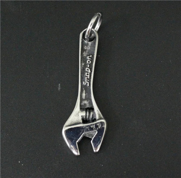 Motor Biker Spanner Pendant Stainless Steel Jewelry