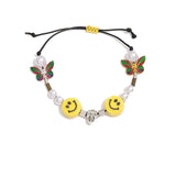 Hip Hop Couple Necklace Smile Skull Dice Drop Oil Rope Jewelry