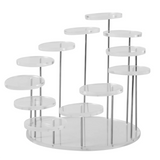 Acrylic Ring Display Rack Earring Holder Pendant Gemstone Showcase