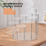 Acrylic Ring Display Rack Earring Holder Pendant Gemstone Showcase