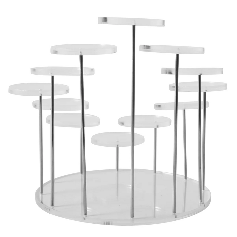 Acrylic Ring Display Rack Earring Holder Pendant Gemstone Showcase