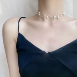 Multi-Layer Pearl Necklace Sweet Romantic Clavicle Jewelry
