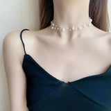 Multi-Layer Pearl Necklace Sweet Romantic Clavicle Jewelry
