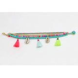 Multi-layer Beads Strand Shell Bracelet Summer Beach Holiday Jewelry