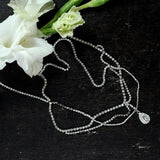 Retro Rhinestone Hair Chain Water Drop Forehead Chain Hair Accessories
