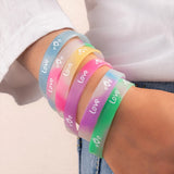 Multicolor Pirate Skull Bracelet Girls Sports Silicone Bracelet