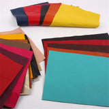 Multicolor Cowhide Leather Fabric Lychee Pattern Sofa Earrings Accessories DIY