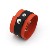 Multicolor Leather Bracelet Wide Charm Bracelets Punk Female Jewelry
