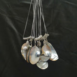 Multicolor Mabe Pearl Pendant Sweater Chain Choker Style