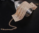 Crystal Choker Necklace Multilayer Chain Necklaces for Women
