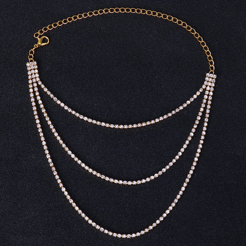 Crystal Chain Anklet Foot Jewelry Leg Chain