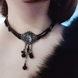 Multilayer Pearl Necklace Rhinestones Clavicle Chain Girls Neck Jewelry