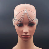 Crystal Tassel Head Chain Women's Hair Jewelry