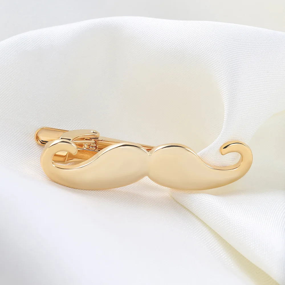 Brass Tie Clip 3-colors Tie Bar Necktie Clips Pin for Men