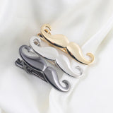 Brass Tie Clip 3-colors Tie Bar Necktie Clips Pin for Men