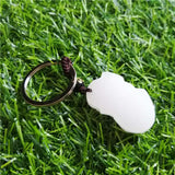 Pixiu Jade KeyChain Fine Jewelry Men Women