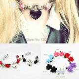 Harajuku Hot Dark Rivet Leather Choker Necklaces