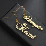 Personalized Geometric Dangle Earrings for Women