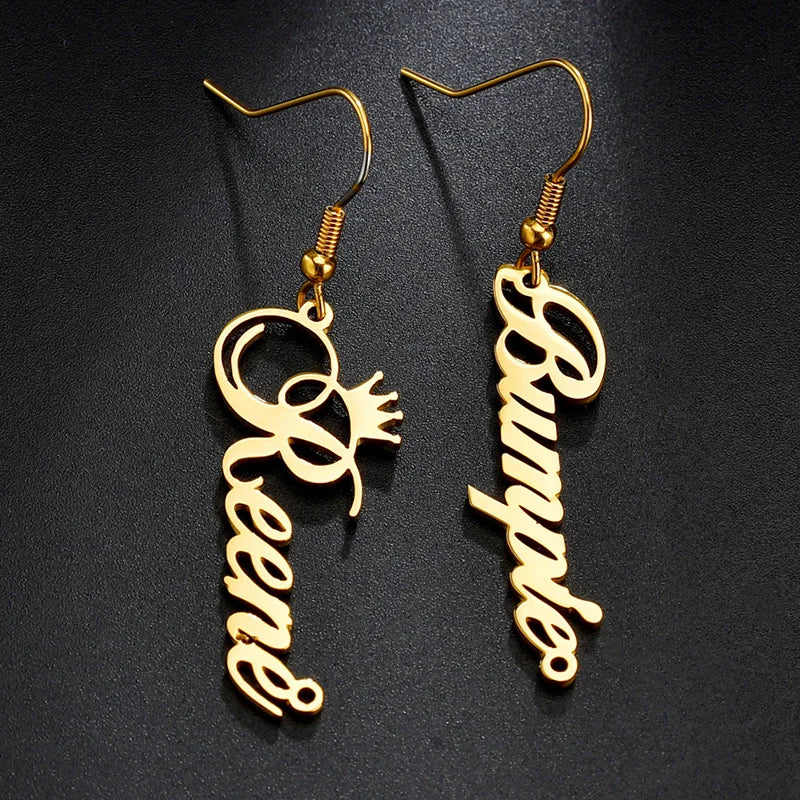 Personalized Geometric Dangle Earrings for Women