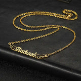 Angel Wings Name Necklaces Stainless Steel Jewelry Necklace